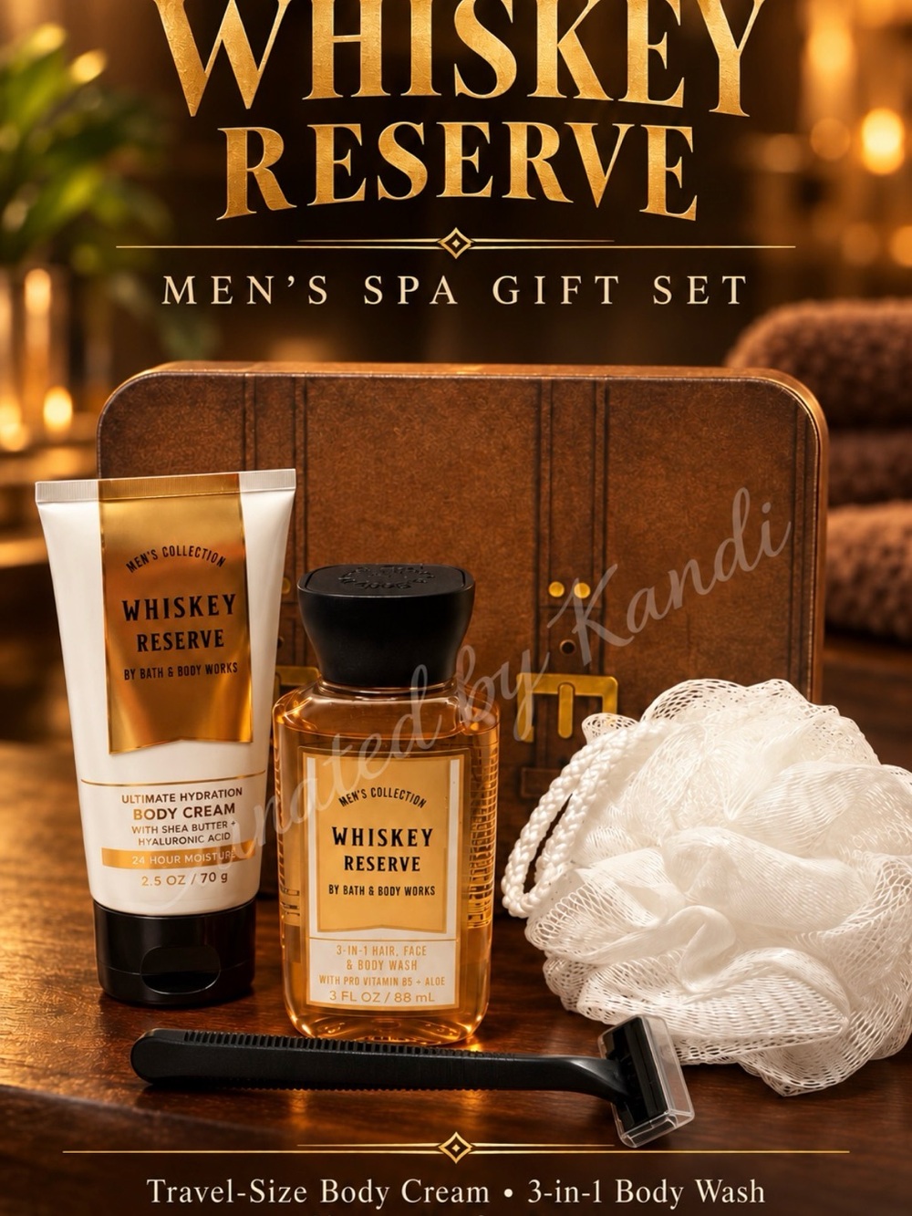 Whiskey Reserve Men’s Grooming Set